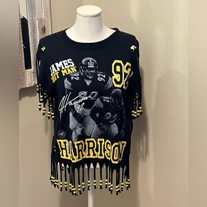 Pittsburgh Steelers James Harrison Beaded Top (M)